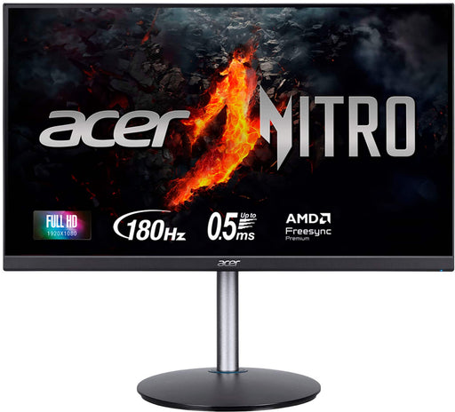 Acer - Nitro Gaming 23.8 IPS FHD 1080P 180Hz 0.5ms FreeSync Premium Gaming Monitor (DisplayPort HDMI) - Black