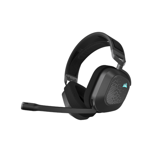 CORSAIR - HS80 v2 Max Wireless Gaming Headset with 2.4GHz + Bluetooth Simultaneous for PC PS5 PS4 Switch Mobile - Steel Gray