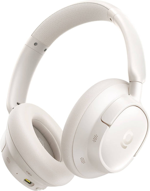 Baseus - Bass BH1 NC Over-Ear Headphones-45 dB ANCLDAC Hi-Res80-Hour Playtime5-Mic Calls - White