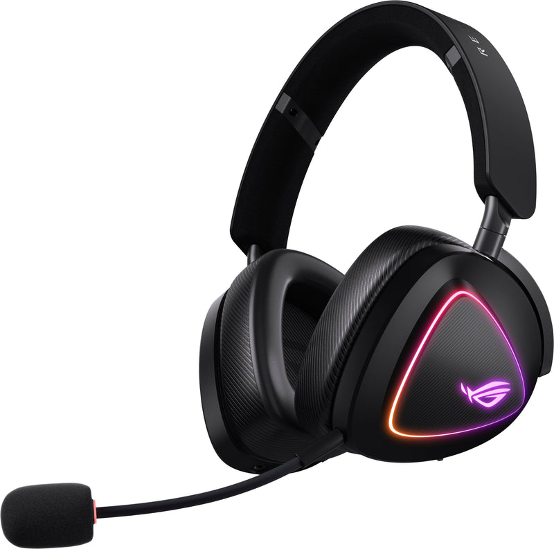 ASUS - ROG Delta II Wireless Gaming Headset for PC/Mac Xbox PS5 PS4 and Switch - Black
