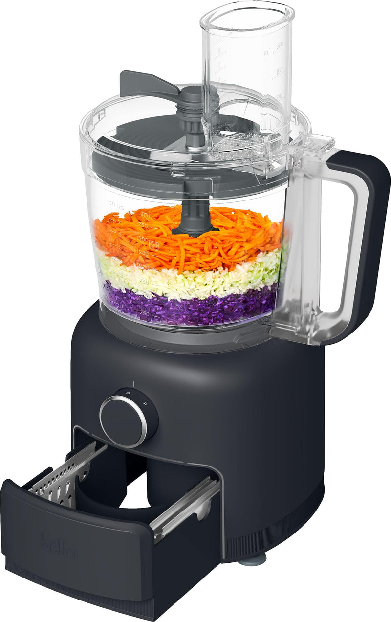 Bella - CHOP 10-Cup 800W Food Processor - Slate