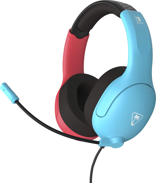 Turtle Beach - Airlite Fit Wired Gaming Headset for Nintendo Switch Nintendo Switch Lite  Nintendo Switch - OLED Model - Neon Blue  Red