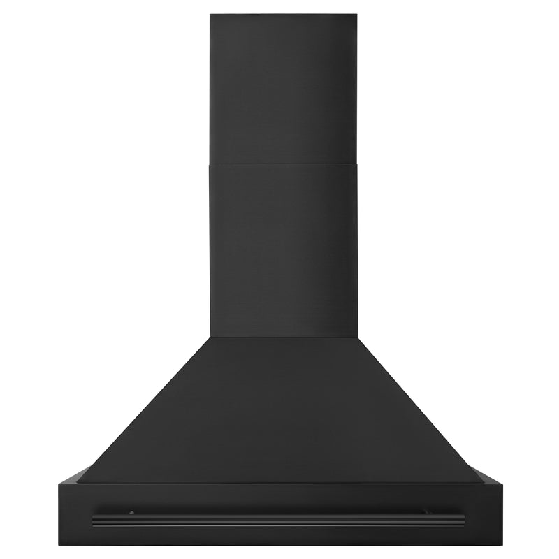 ZLINE - 36 inches - Convertible  Externally Vented - Wall Range Hood - Black