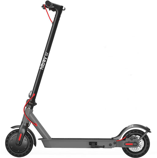 HiBoy - S2 Foldable Electric Scooter w/ 17 mi Max Operating Range  19 mph Max Speed - Grey