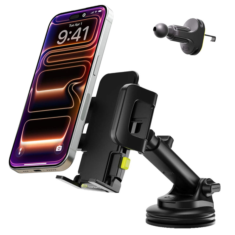 Bracketron - TripGrip Extendable Mount - Black