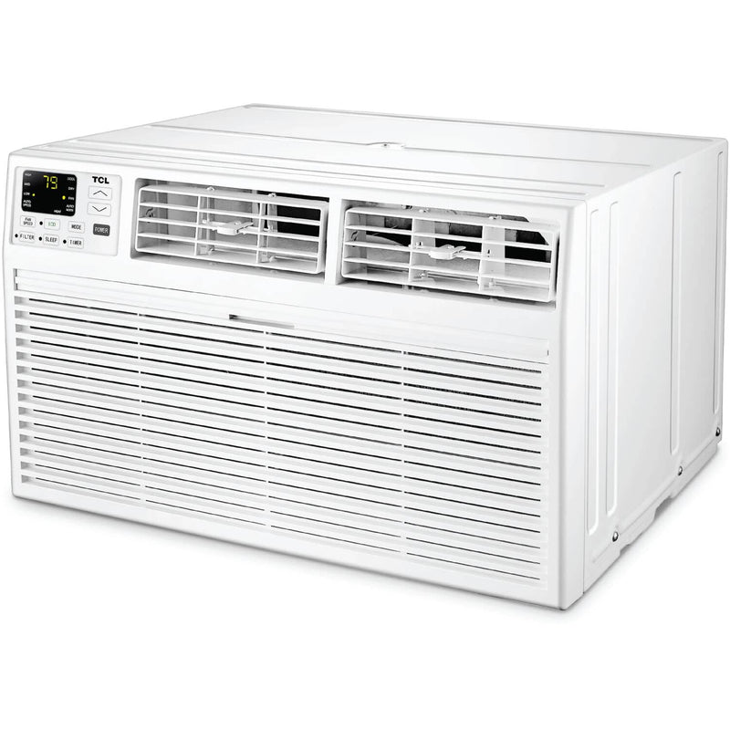 TCL - 450 Sq. Ft. 10000 BTU Smart 230V Through-the-Wall Air Conditioner with Wi-Fi and Remote - White