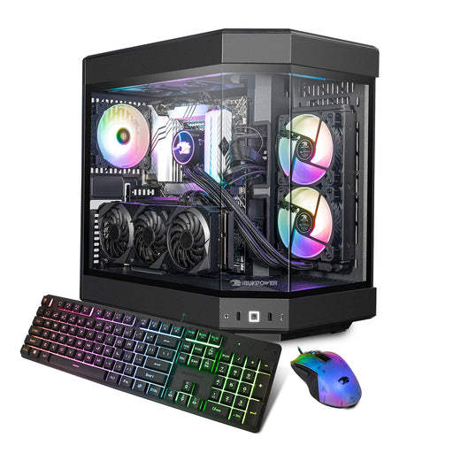 iBUYPOWER - Y60 Gaming Desktop PC - Intel Core i9 14900KF - GeForce RTX 4070Ti Super 16GB - 32GB DDR5 RAM - 2TB NVMe - Black