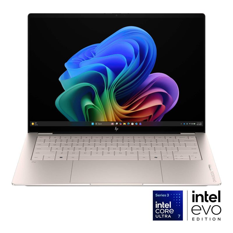 HP - OmniBook Ultra - 14" 3K OLED Touchscreen Laptop - Intel Core Ultra 7 (2026) - 16GB Memory - 1TB SSD - Copilot+ PC - Silk Sand