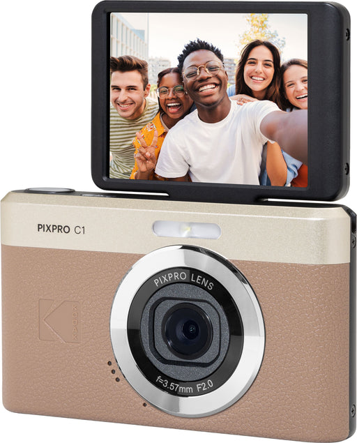 Kodak - PIXPRO C1 Digital Camera - Brown