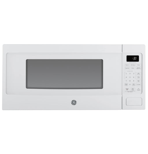 GE Profile - 1.1 Cu. Ft. Countertop Microwave with Sensor Cooking and Built-In Capable Option - White