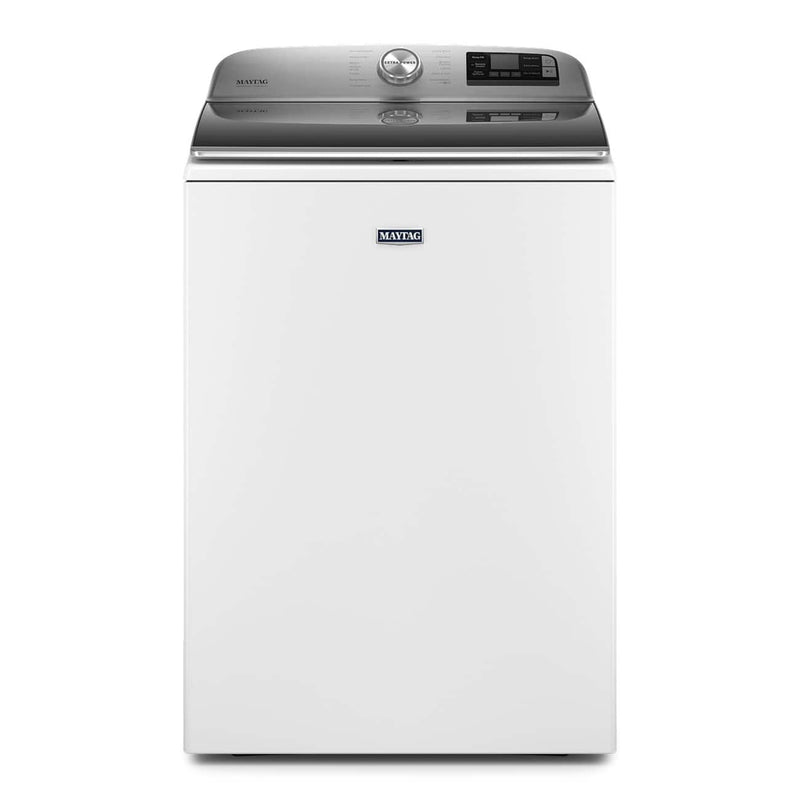Maytag - Smart Top Load Washer with Extra Power - 5.3 cu. ft - White