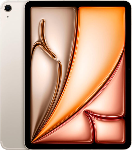Apple - 11-inch iPad Air M3 chip Built for Apple Intelligence Wi-Fi + Cellular 1TB - Starlight (Unlocked)