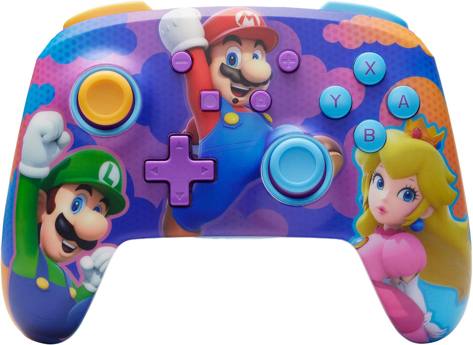 PowerA - Enhanced Wireless Controller for Nintendo Switch - Color Splash Heroes