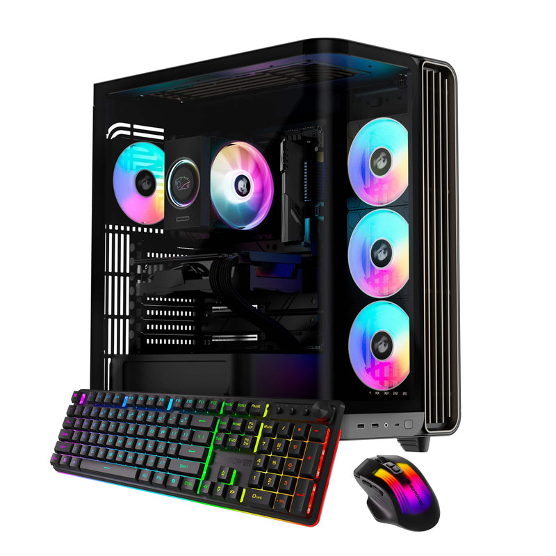 iBUYPOWER - Trace Gaming Desktop PC Intel Core Ultra 5 225F 2025 NVIDIA GeForce RTX 5060 8GB 16GB DDR5 1TB SSD Storage - Black