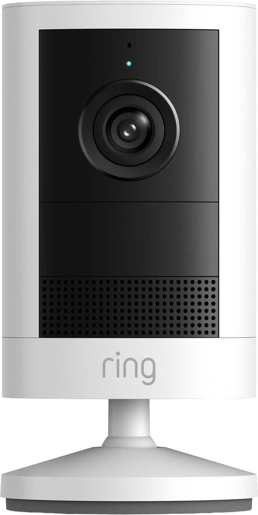 Ring - Outdoor Cam Battery (newest model) — Wide-Angle Retinal 2K Video 6x Enhanced Zoom Night Vision Wht - White