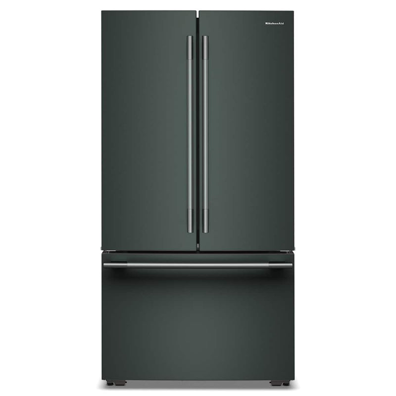 KitchenAid - 36 in. Wide 24 cu. ft. French Door Counter-Depth Refrigerator with Interior Dispense - Juniper