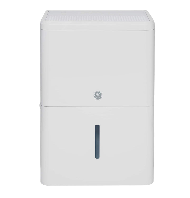 GE - 25-Pint Portable Dehumidifier with Smart Dry - White