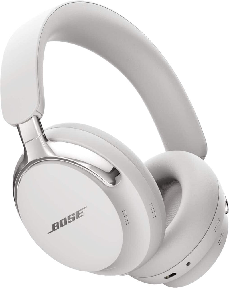 Bose - QuietComfort Ultra Headphones (2nd Gen) Wireless Noise Cancelling Over-Ear Headphones with Immersive Audio - White
