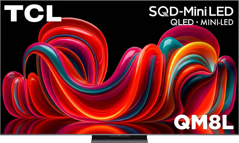 TCL - 65" Class QM8L Series 4K UHD HDR SQD-Mini LED Smart TV with Google TV (2026)