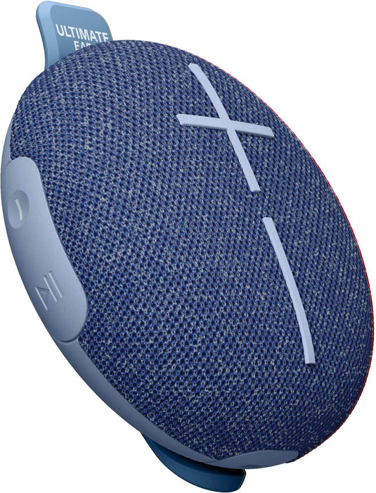 Ultimate Ears - MINIROLL Ultra-Portable Waterproof Bluetooth Speaker with 131 ft Range - Majestic Blue