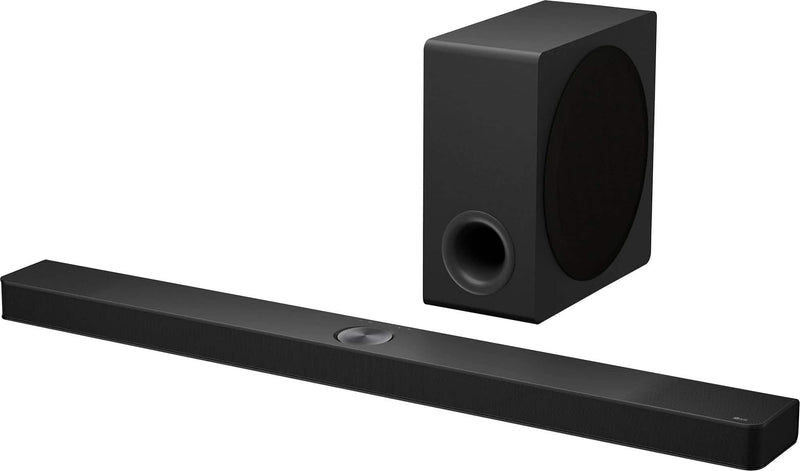 LG - 5.1.3-Channel S90TY Soundbar with Wireless Subwoofer Dolby Atmos WOW Orchestra - Black
