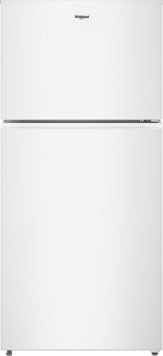 Whirlpool - 19.3 Cu. Ft. Wide Top Freezer Refrigerator with Total Coverage Cooling - White