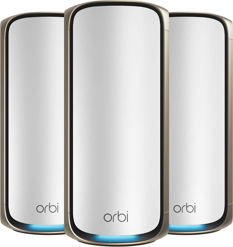 NETGEAR Orbi 970 Series RBE973S - Wi-Fi system - Wi-Fi 7 - desktop