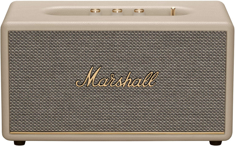 Marshall - Stanmore III Bluetooth Home Speaker with Bass / Treble / Volume Controls and 3.5 mm Auxiliary / RCA Inputs - Cream
