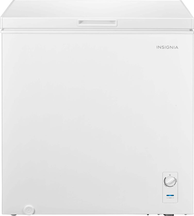 Insignia - 7 Cu. Ft. Garage-Ready Chest Freezer - White