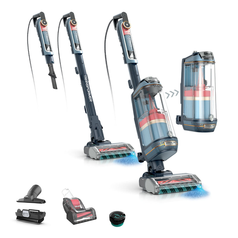 Shark - PowerDetect Transformer Upright Vacuum With DuoClean Detect Reveal Technology and Self-Cleaning Brushroll - Chimera