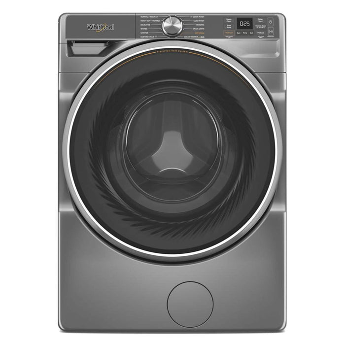 Whirlpool - 5.0 Cu. Ft. High Efficiency Smart Front Load Washer with FreshFlow Vent System - Radient Silver