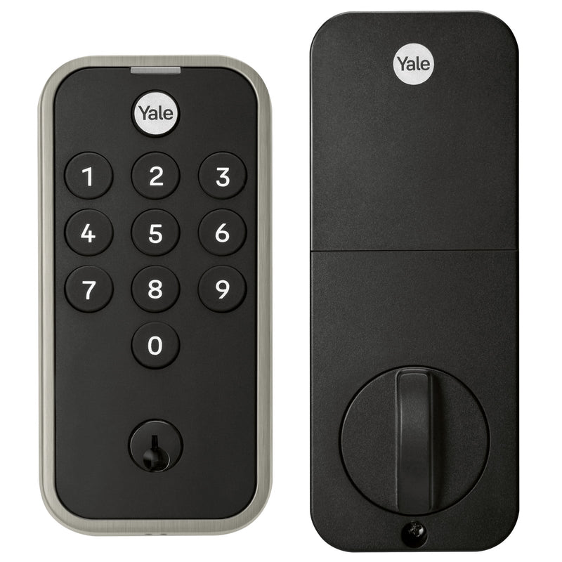 Yale - Code Keypad Deadbolt - Satin Nickel