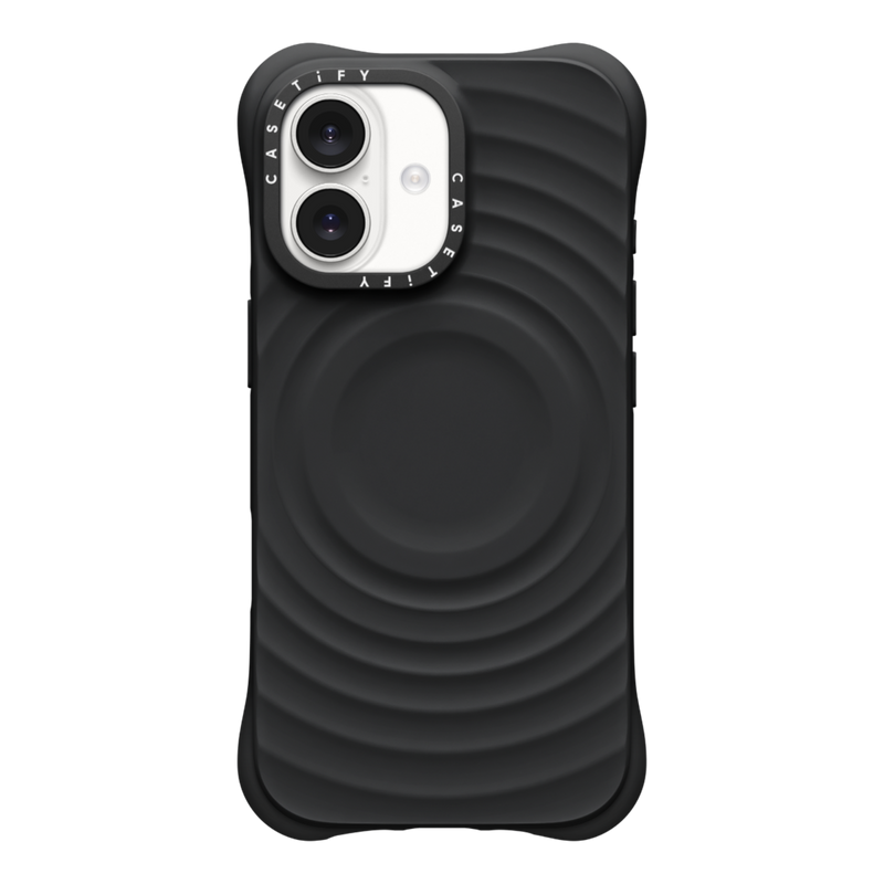 CASETiFY - Apple iPhone 17 Ripple Case - Black