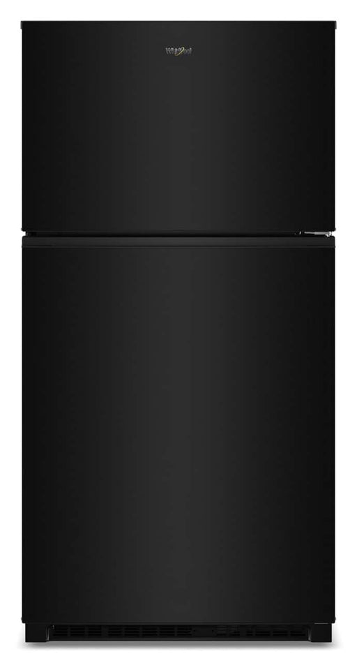 Whirlpool - 21.3 Cu. Ft. Wide Top Freezer Refrigerator with Total Coverage Cooling - Black