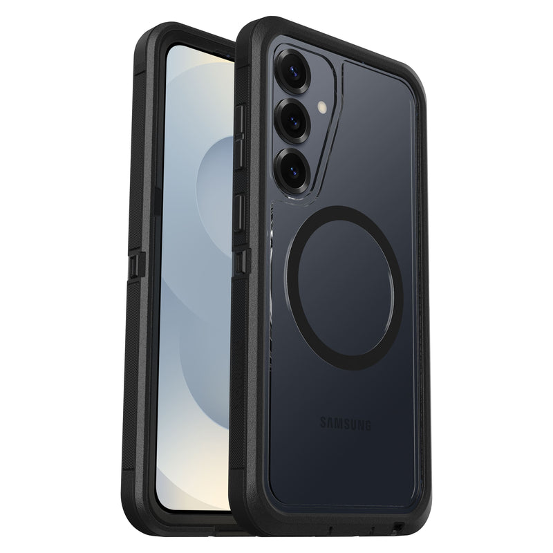 OtterBox - Defender Series Pro XT Hard Shell with Magnets for Samsung Galaxy S25+ - Dark Side