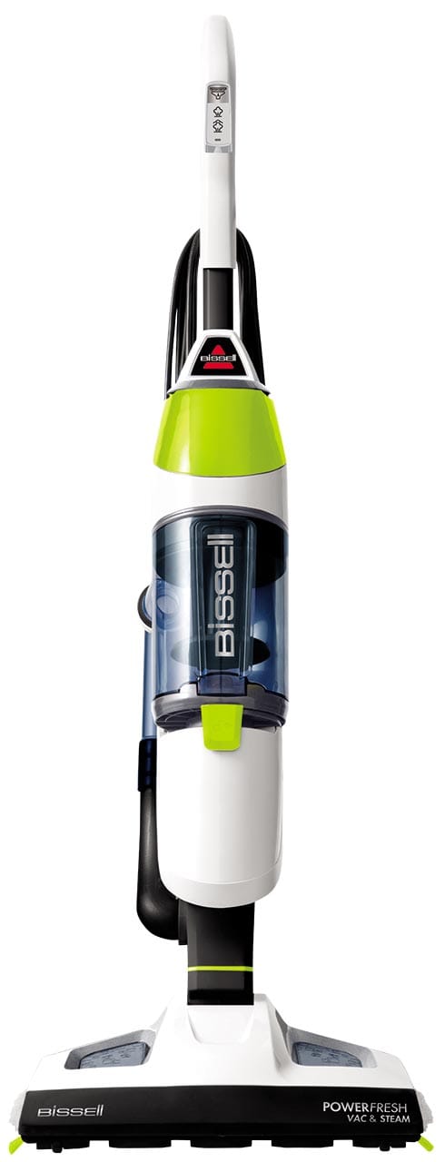 BISSELL - PowerFresh Vac  Steam All-in-One Vacuum and Steam Mop - White/ Green