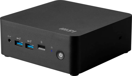 MSI - Cubi NUC 1MG Mini Desktop - Intel Core 3-100U - 16GB Memory - Intel Graphics - 500GB SSD - Black