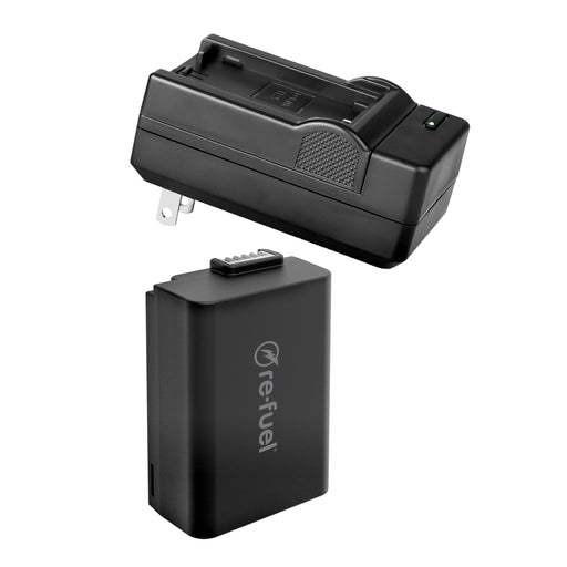 Digipower - Digital camera battery  charger kit replacement for Nikon EN-EL25 battery and OEM charger - Black