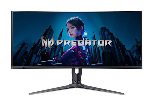 Acer - Acer-Predator Gaming 34" Curved QHD QD-OLED 240Hz 0.01ms FreeSync Premium Gaming Monitor (DisplayPort HDMI) - Black