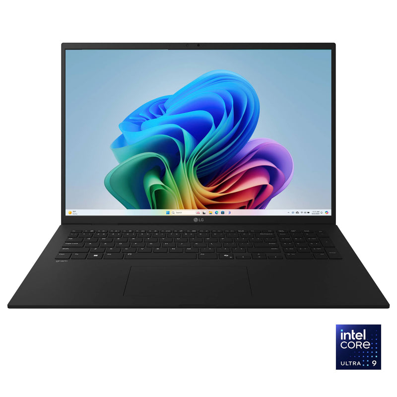 LG - gram 17" Touch Screen Laptop - Copilot+ PC - Intel Core Ultra 9 Series 2 with 32GB Memory - 1TB SSD - Obsidian Black