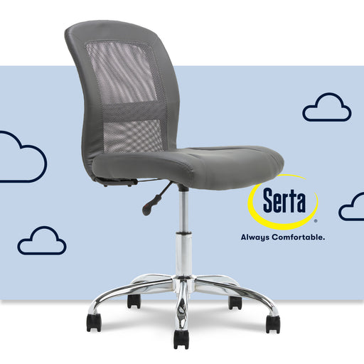 Serta - Essentials Mesh Task Office Chair - Moonrock Gray