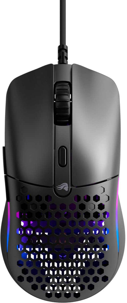 Glorious - Model O Eternal Lightweight Wired Optical Gaming Mouse with Dual-Zone RGB Lighting - Wired - Matte Black