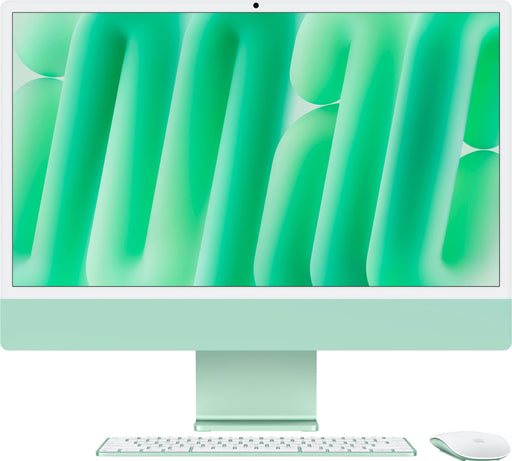 Apple - iMac 24-inch All-in-One - M4 chip - Built for Apple Intelligence - 8 Core CPU - 8 Core GPU - 16GB Memory - 256GB SSD - Green