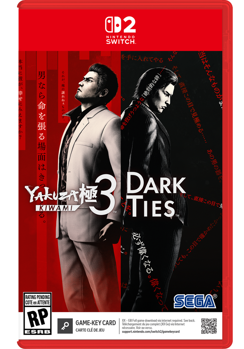 Yakuza Kiwami 3  Dark Ties - Nintendo Switch 2