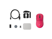 Logitech - PRO X SUPERLIGHT 2c LIGHTSPEED Lightweight Compact Wireless Optical HERO 2 Sensor 44 000 DPI Gaming Mouse for PC - Wireless - Magenta