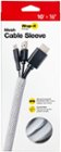 Wrap-It Storage Cable Sleeve - Mesh - 10' x 0.5" White - White