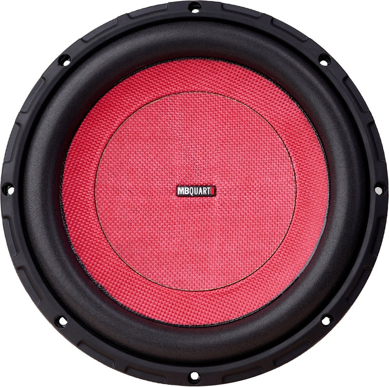 MB Quart - Discus 10" 600W Dual-Voice Subwoofer - Red