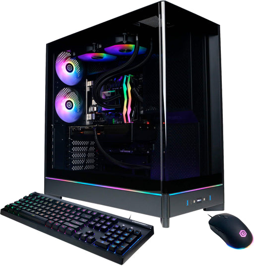 CyberPowerPC - Gaming Desktop - Intel Core i7-14700F - NVIDIA GeForce RTX 5070 12GB - 32GB DDR5 - 2TB PCIe 4.0 SSD - Black