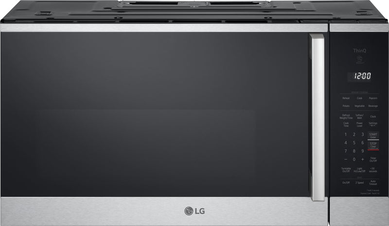 LG - 1.8 Cu. Ft. Over The Range Smart Microwave with Sensor Cooking and EasyClean - Stainless Steel