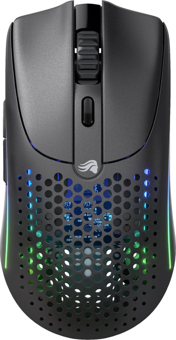 Glorious - Model O 2 Lightweight Wireless Optical Gaming Mouse with BAMF 2.0 Sensor - Matte Black